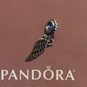Authentic Pandora Love & Guidance Angel Wing teo tone silver and gold
